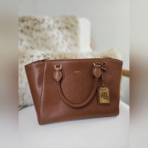 Ralph LAUREN Leather Satchel